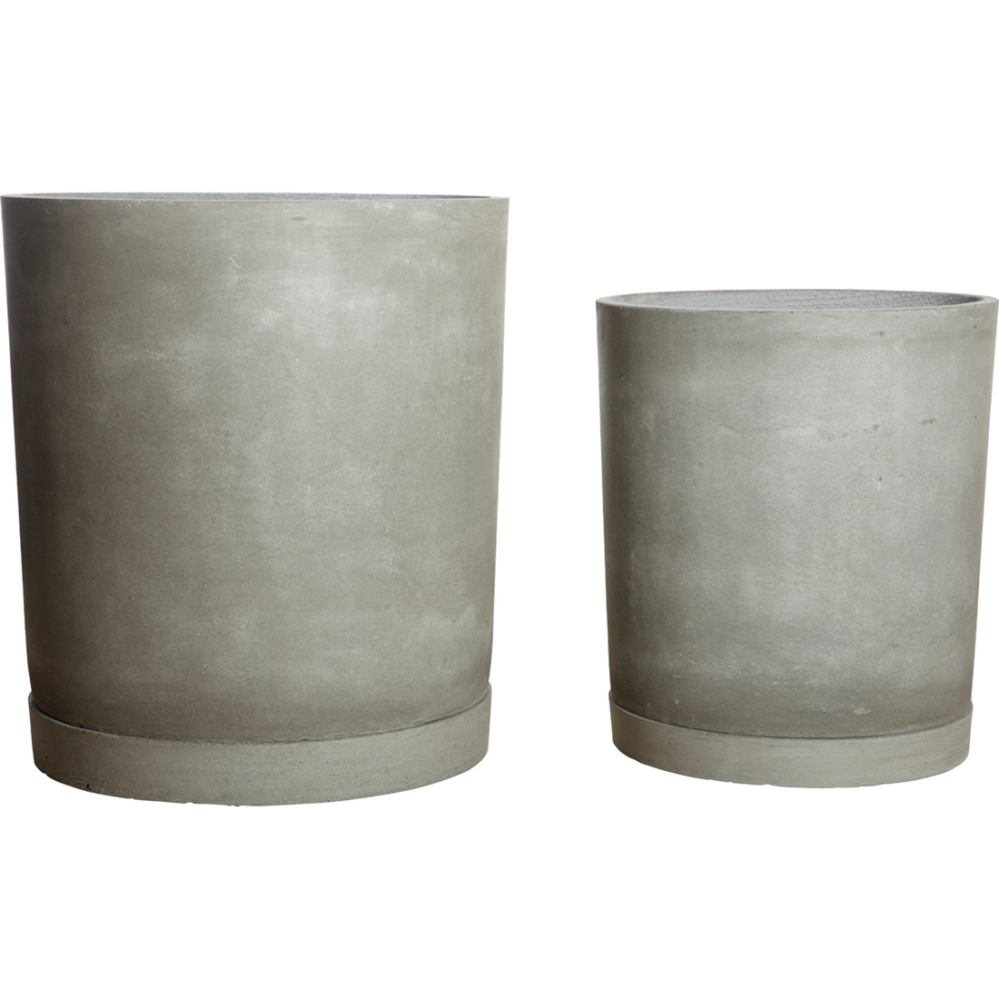 Herbal pot with saucer, hdhook, light gray
