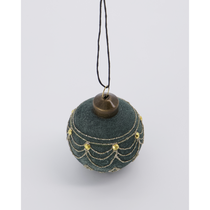 Christmas decorations, hdvelour, dusty green