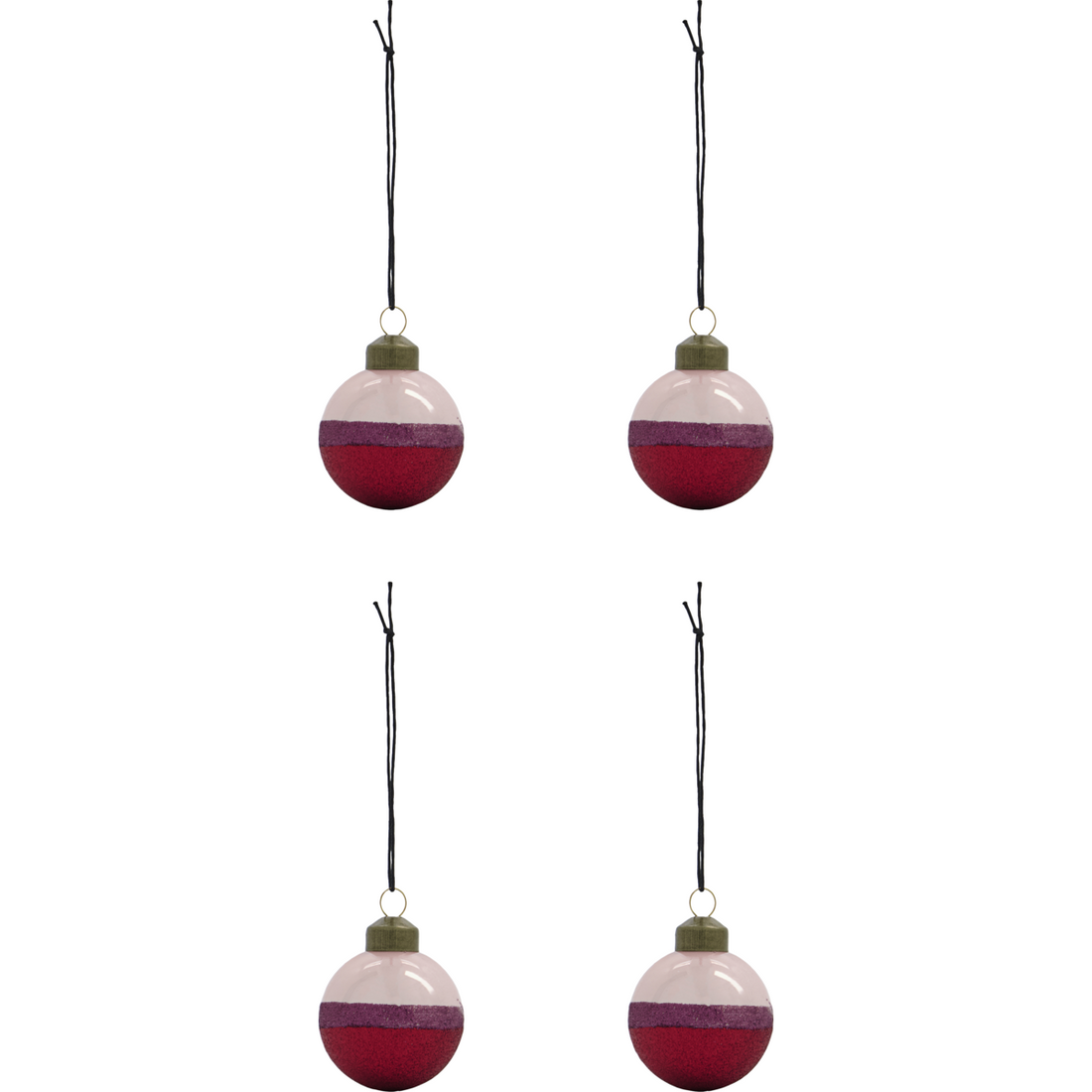 Christmas decorations, hdstrip, pink; red