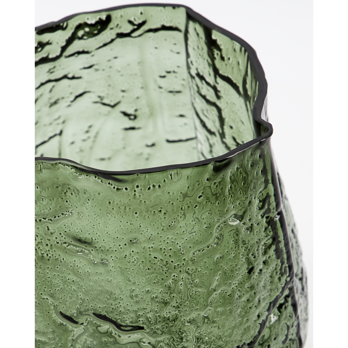 Vase, Hdmoun, Dark Green