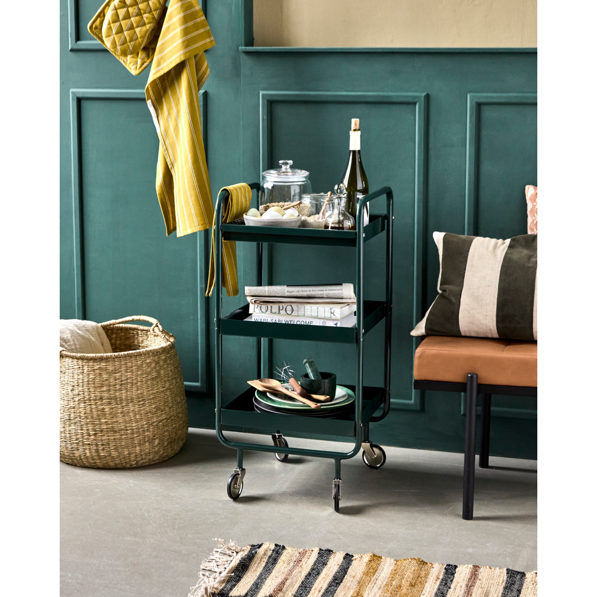 Trolley, Hdroll, Dark Green