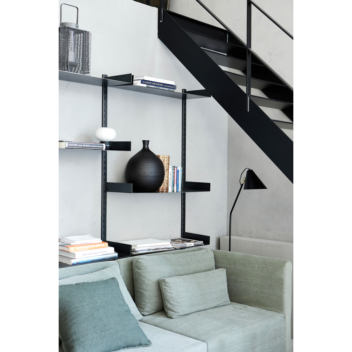 Wall shelf, Fari, black