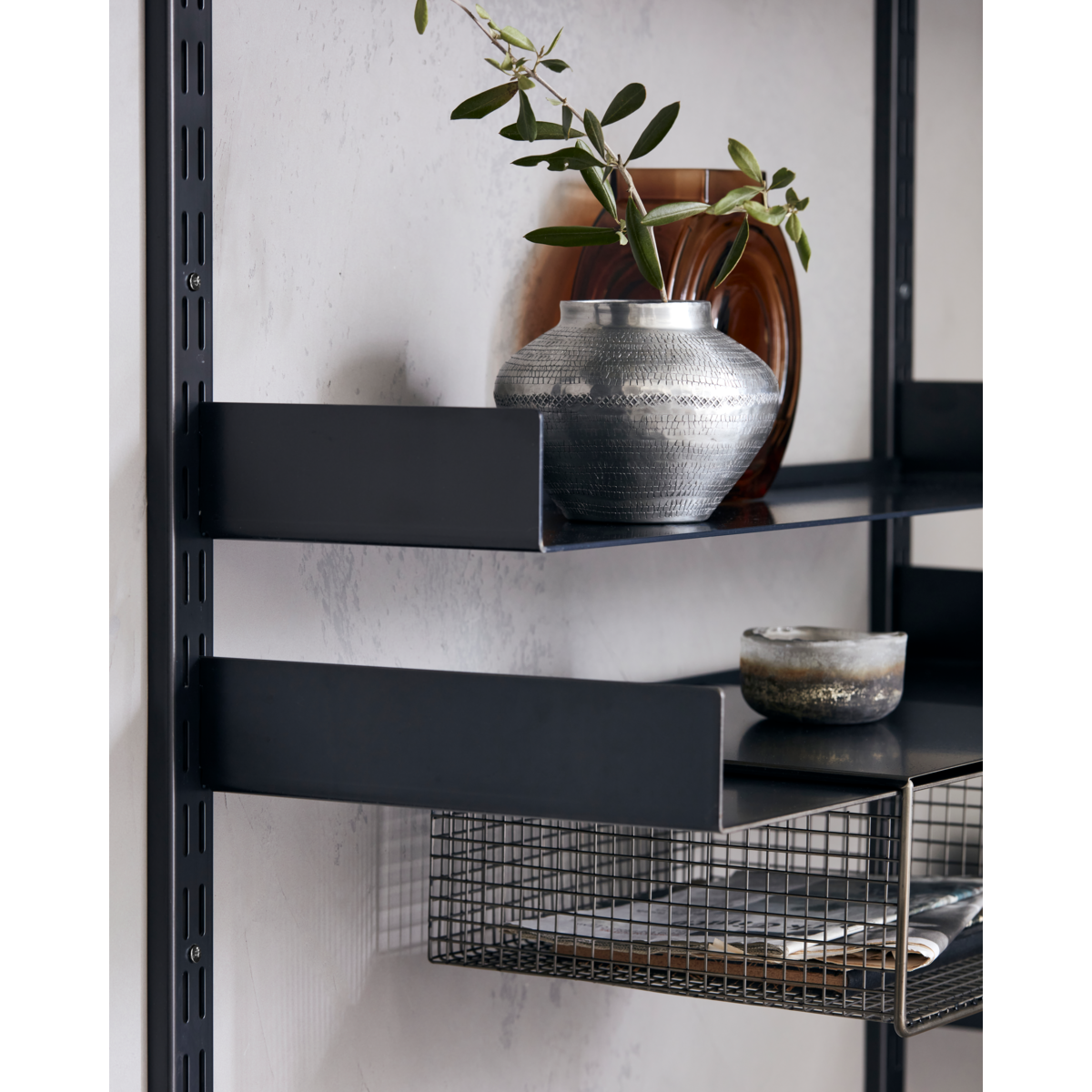 Wall shelf, Fari, black