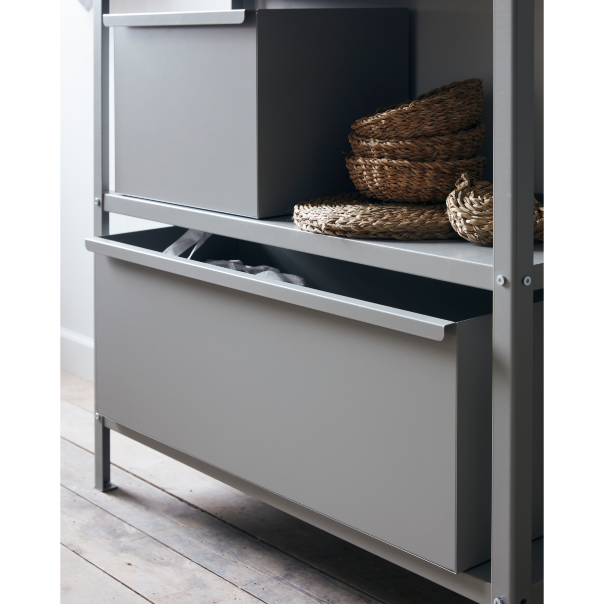 Storage for shelf, HDRACK, gray