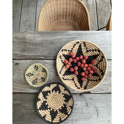 Decoration tray, hdsila, nature; black