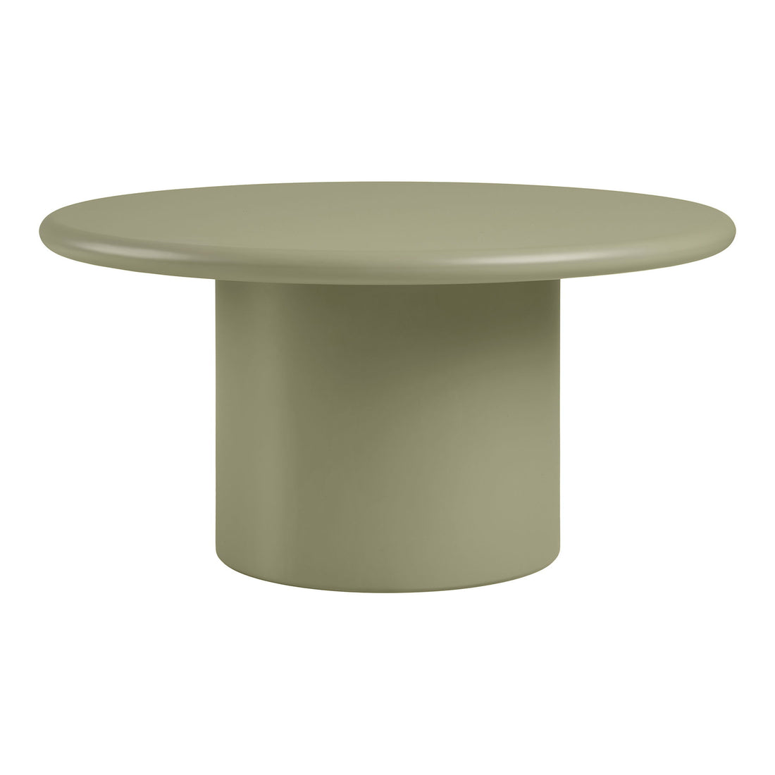 Nagano Coffee Table - Coffee Table, Green Ø80x40 cm
