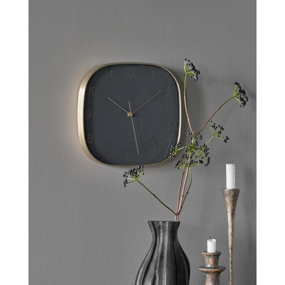 Wall clock, hdshape, dark gray