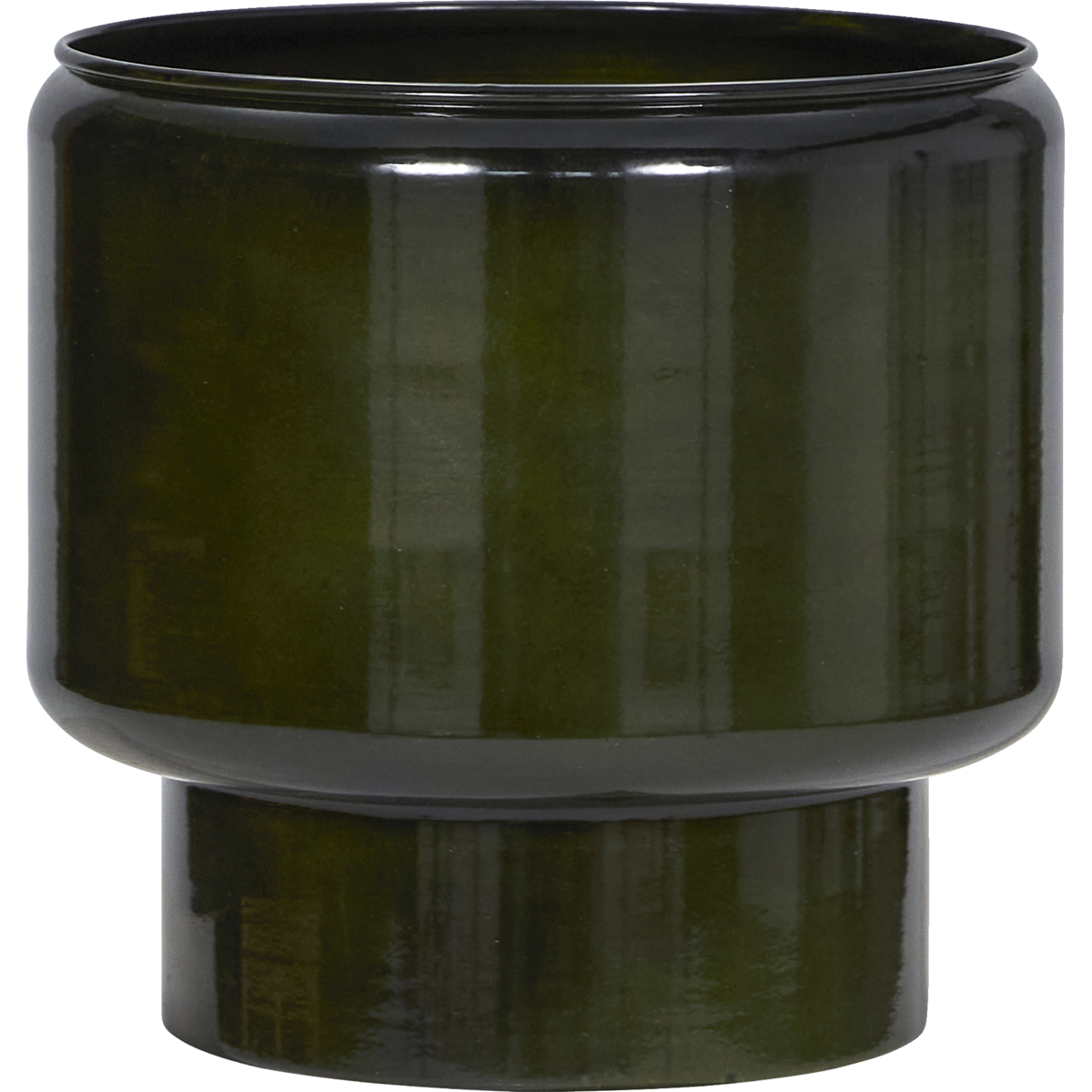 Herbal pot, hdpile, green