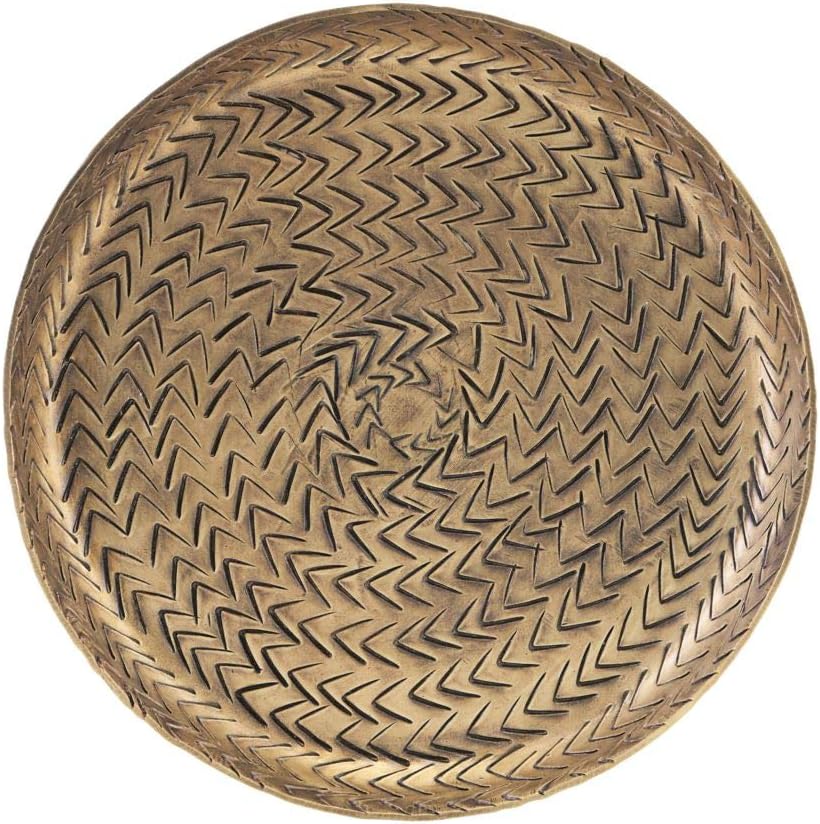 House Doctor - Bakke, Rattan, Messingfinish - h: 1.5 cm, dia: 16 cm - House Doctor - DesignGaragen.dk