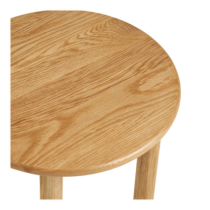 Jena side table - side table, oak, nature Ø40x40 cm