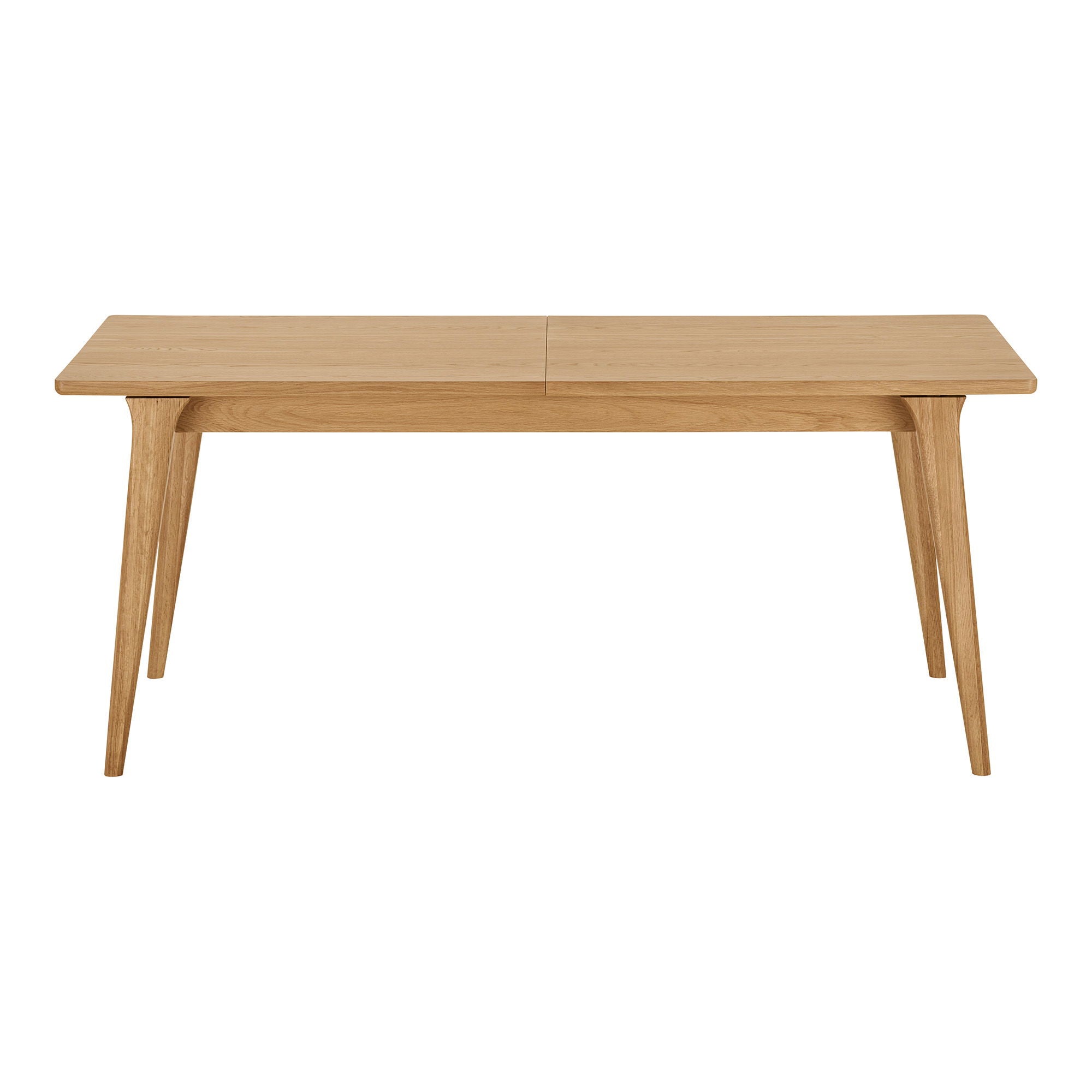 Darwin Dining table - Dining table, oak veneer, incl. an additional plate 180-230x90x75 cm