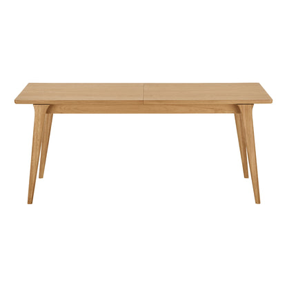 Darwin Dining table - Dining table, oak veneer, incl. an additional plate 180-230x90x75 cm