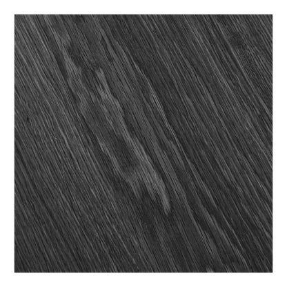 Osaka Dining table - Dining table, oak veneer, black, incl. two additional plates ø120x120-160-200x75 cm