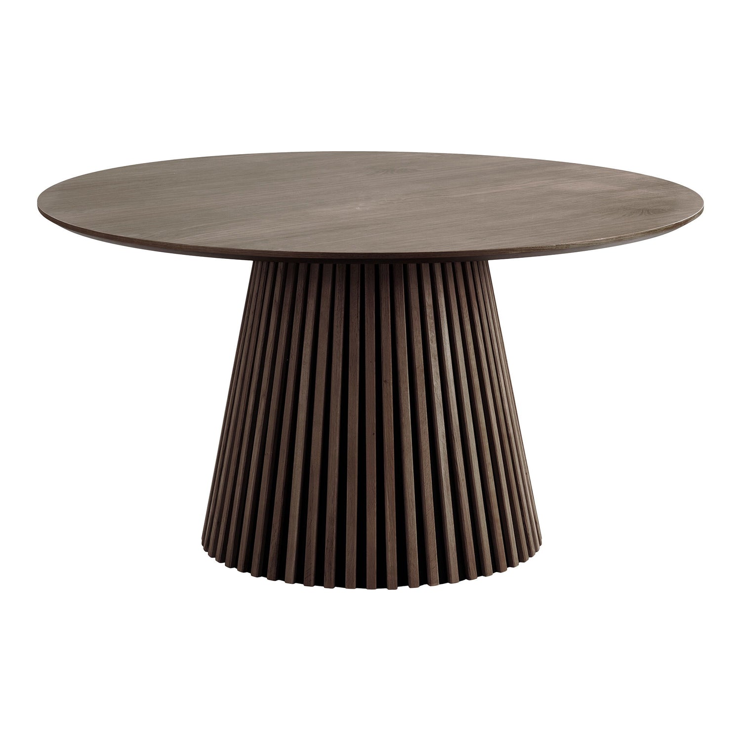 Osaka Dining Table - Dining Table, Egefins, Smoked Ø140x75 cm