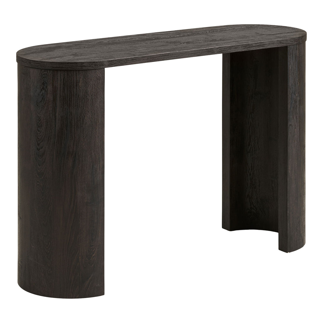 Bibione console table - console table, dark brown 38x114x75 cm