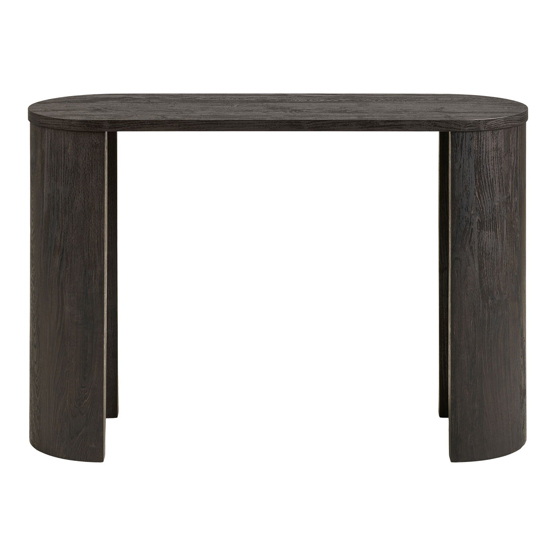 Bibione console table - console table, dark brown 38x114x75 cm