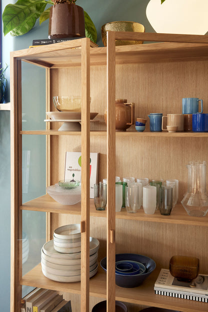 Panorama Display Cabinet Large Natural - 110x42xh190cm