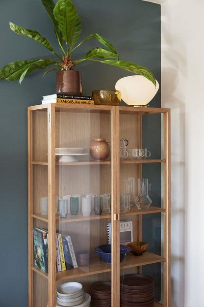 Panorama Display Cabinet Large Natural - 110x42xh190cm
