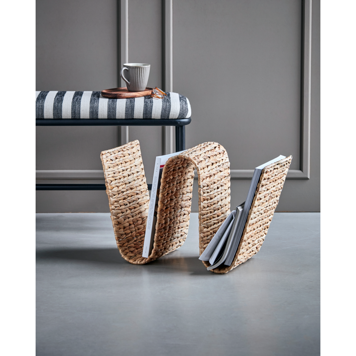 Magazine holder, HDWAVE, Natural