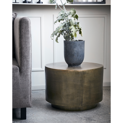 Coffee table, hdrota, antique brass