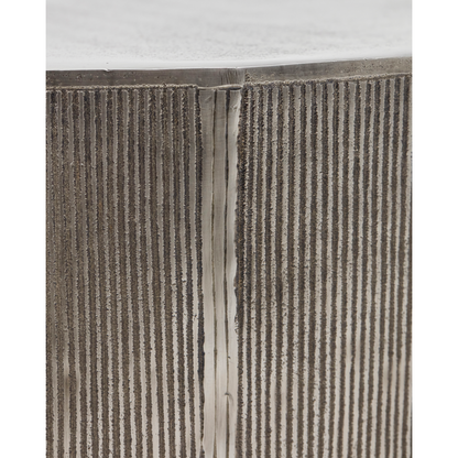Coffee table, hdrota, brushed silver