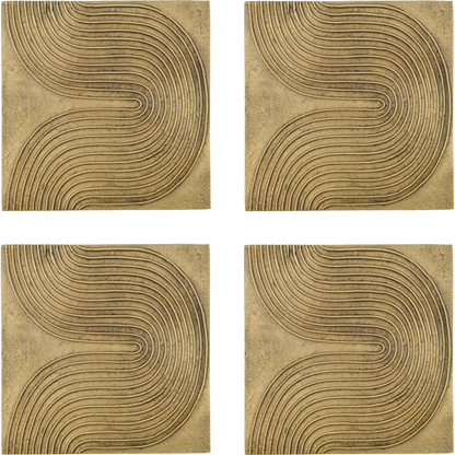 WALL ART, HDLIST, Antique brass