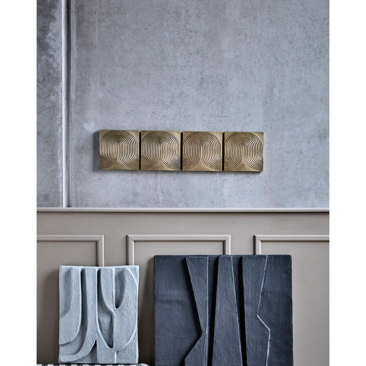 WALL ART, HDLIST, Antique brass