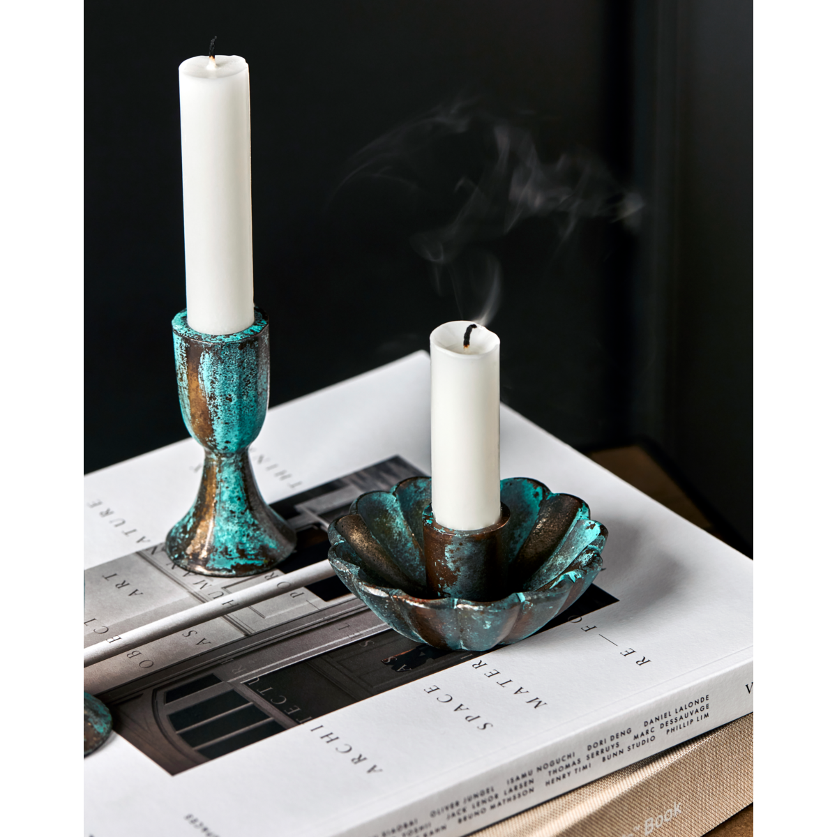 Candlestick, hdpli, green