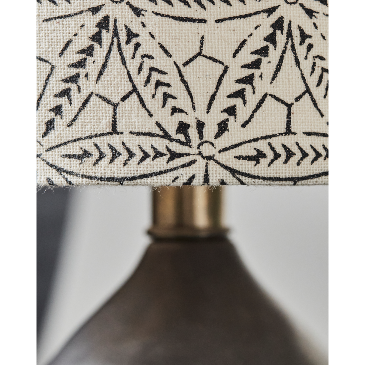 Table lamp, hdflores, black
