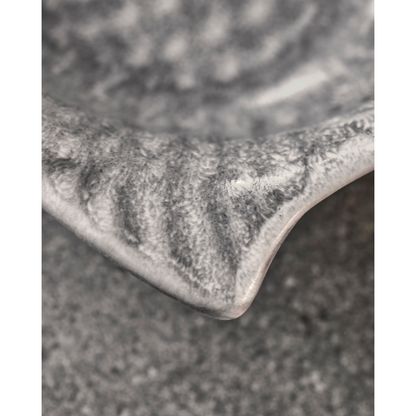 Serving dish, hdmaki, gray