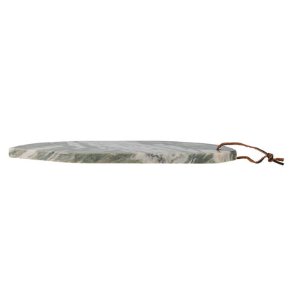 Bloomingville ziggy cutting board, green, marble