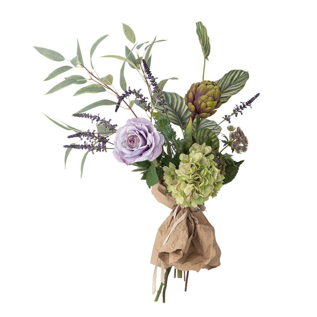 Bloomingville Whisper bouquet, purple, artificial flowers