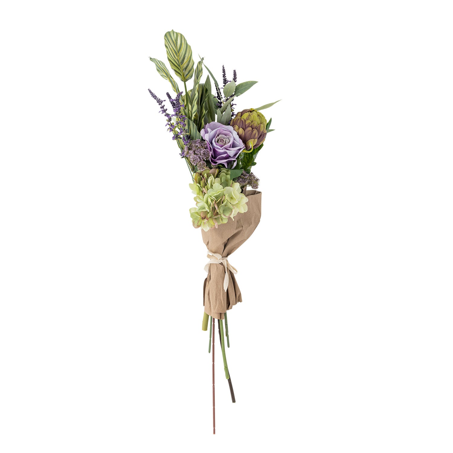 Bloomingville Whisper bouquet, purple, artificial flowers
