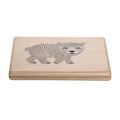 Bloomingville Mini Elena Toy Computer, Nature, FSC®100% Plywood