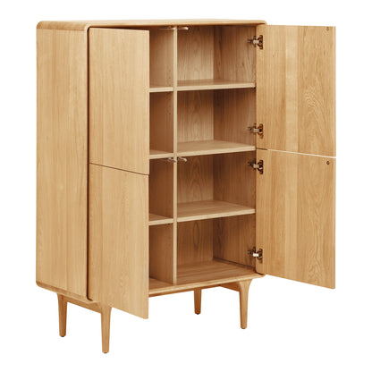 Darwin Cabinet - Cabinet, oak 100x40x140 cm