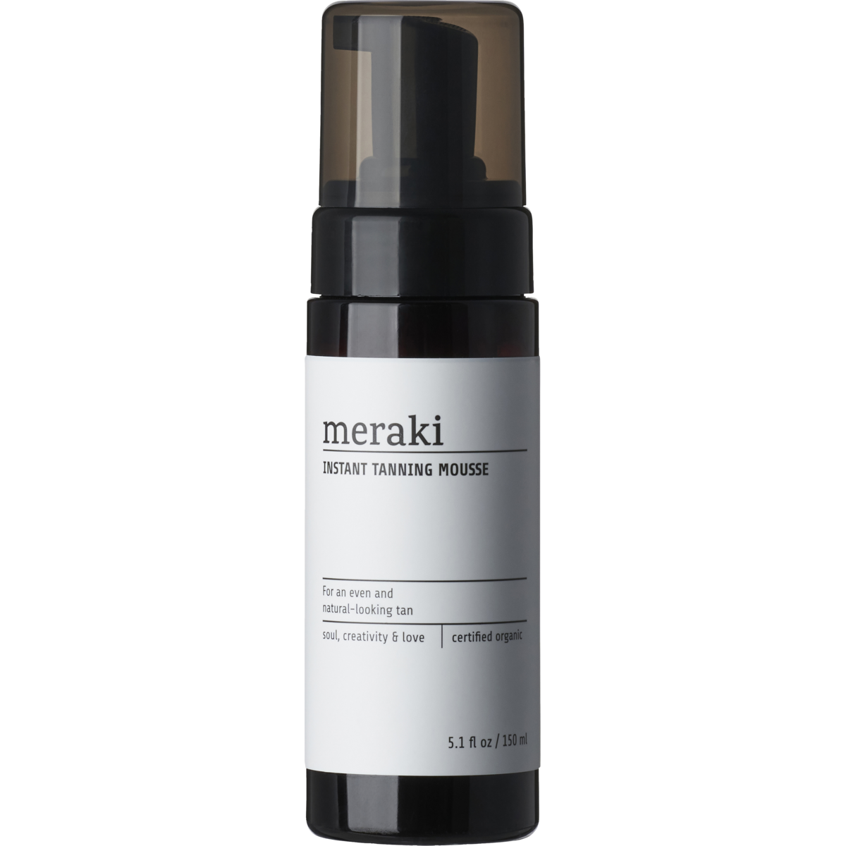 Instant tanning mousse, cosmos organic, brown