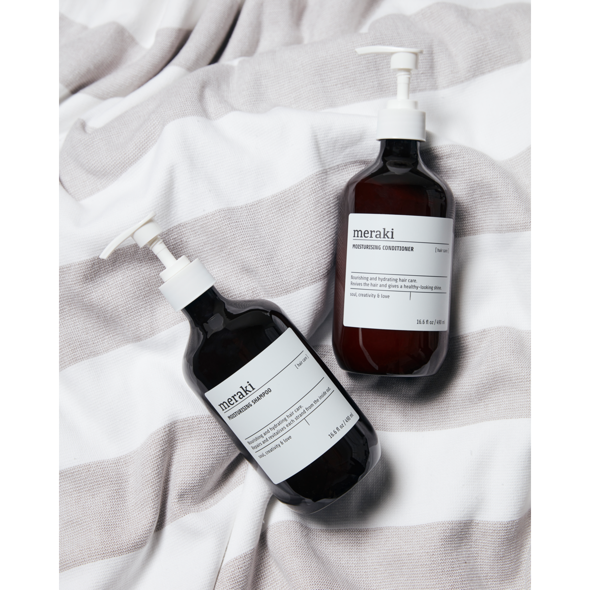 Moisturising shampoo, brown