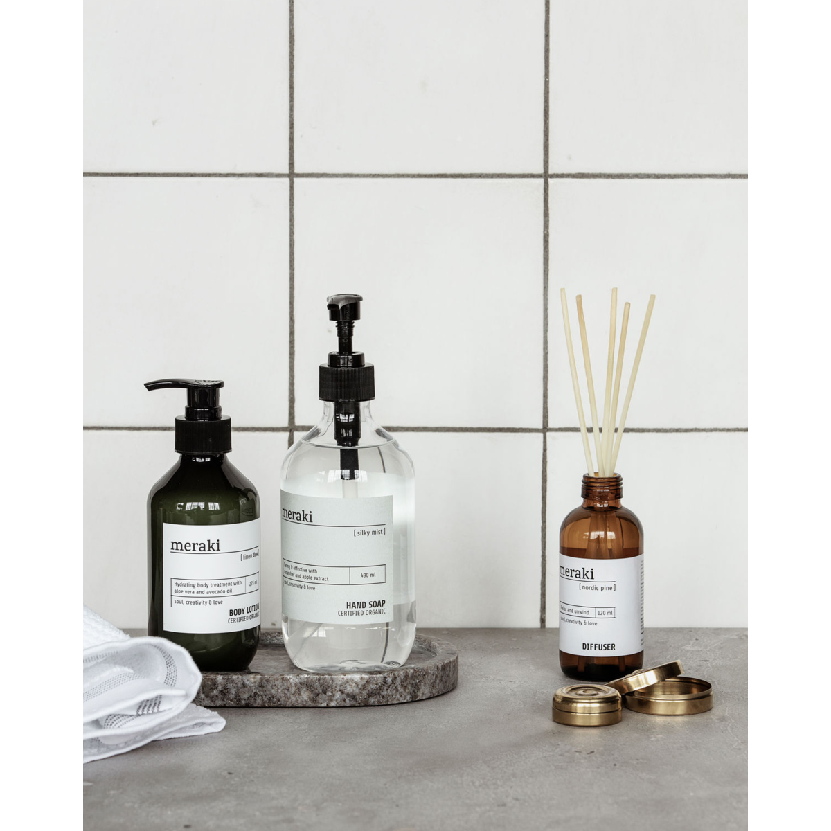 Body Lotion, Linen Dew, Green
