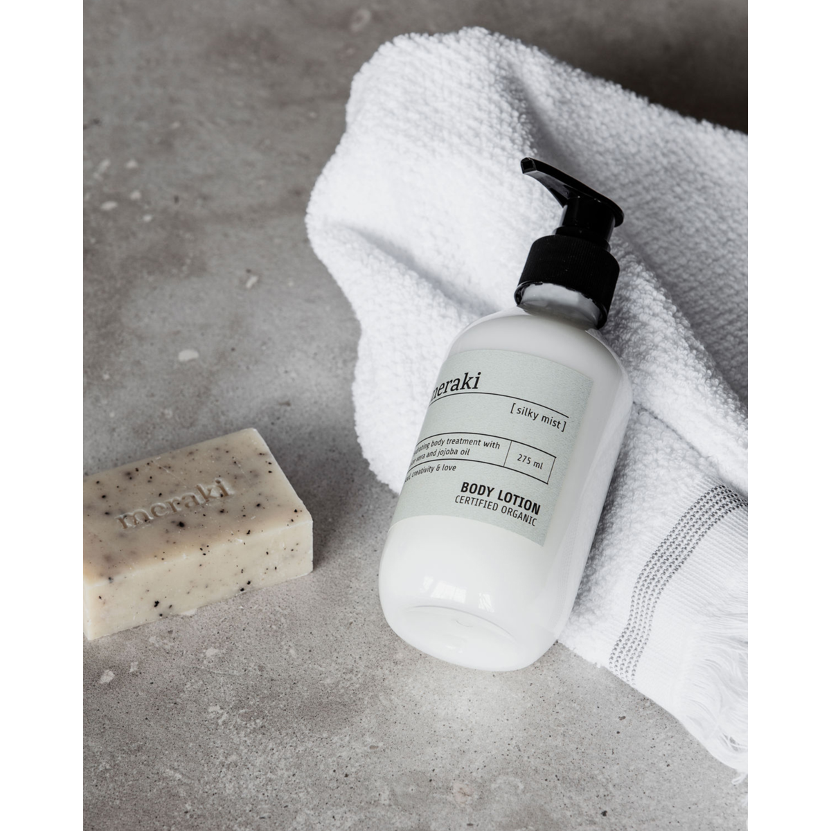 Body Lotion, Silky Mist, Ready
