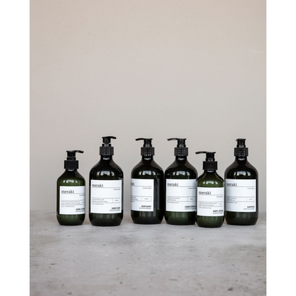 Hand lotion, linen dew, green