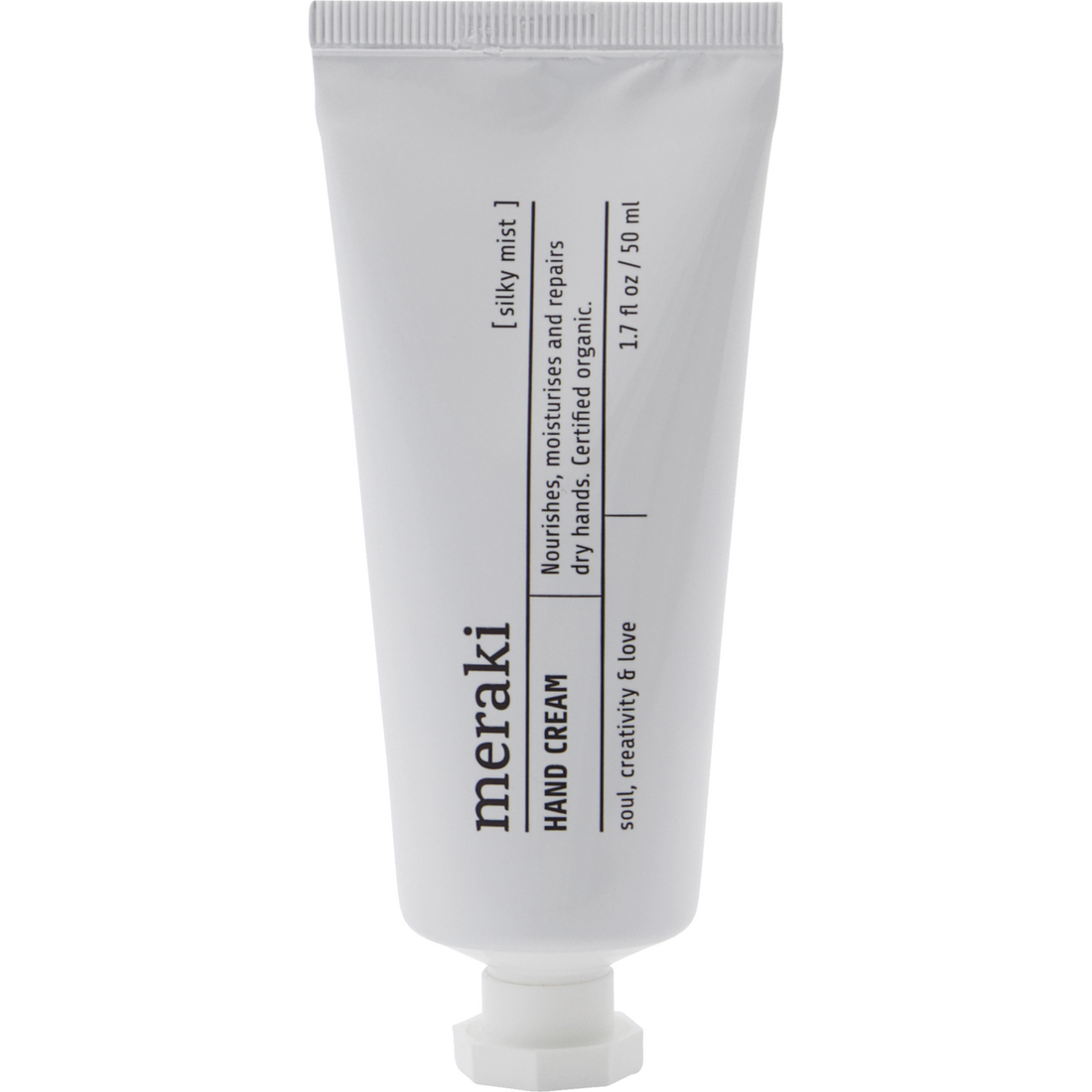 Hand Cream, Silky Mist, White