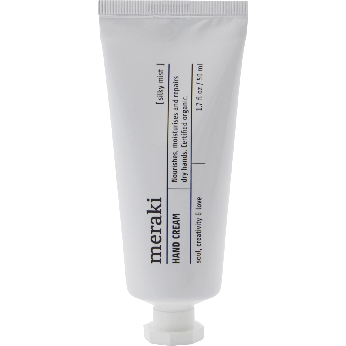 Hand Cream, Silky Mist, White