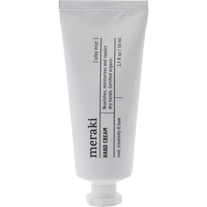 Hand Cream, Silky Mist, White