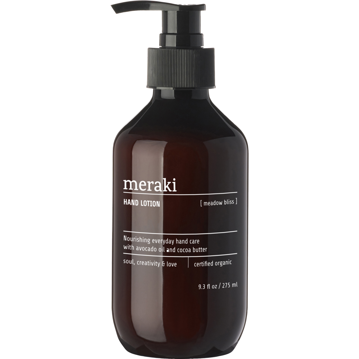 Hand lotion, Meadow Bliss, Brown