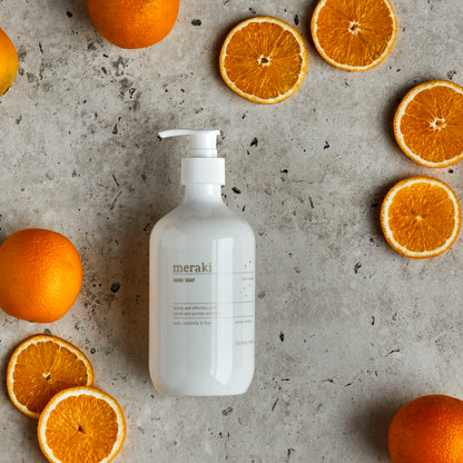 Meraki - Hand Soap, Warm Orange, Winter Moment, White