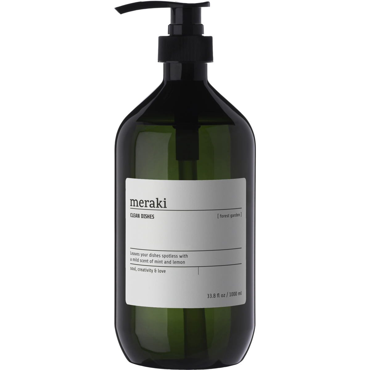 Dishwashing detergent, Forest Garden, Green