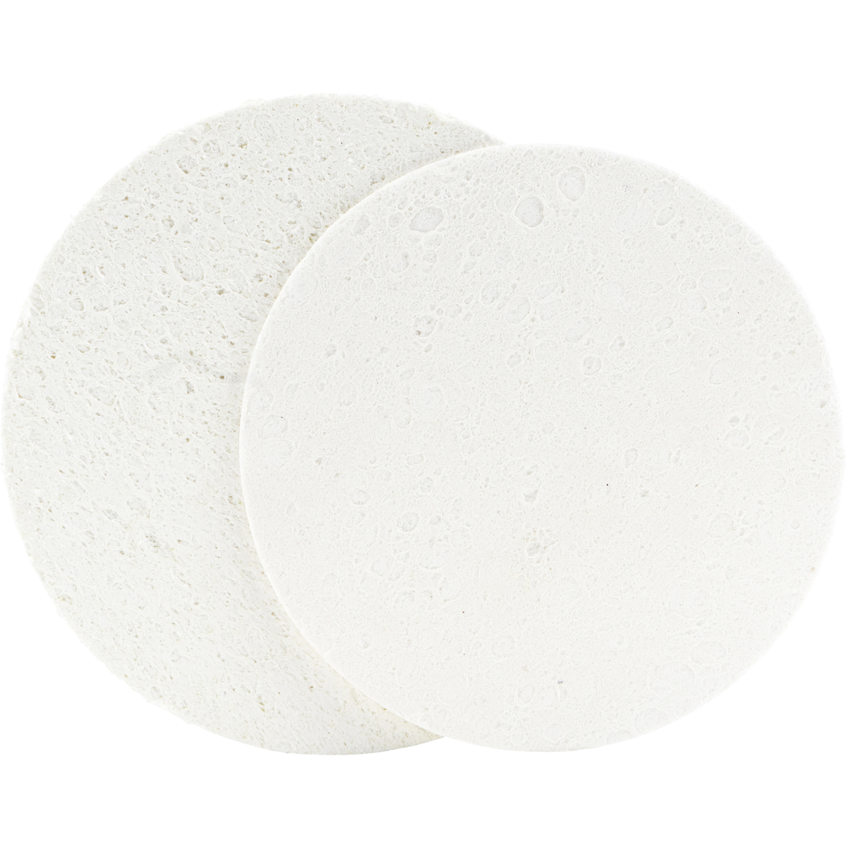 Cleaning sponge to the face, white