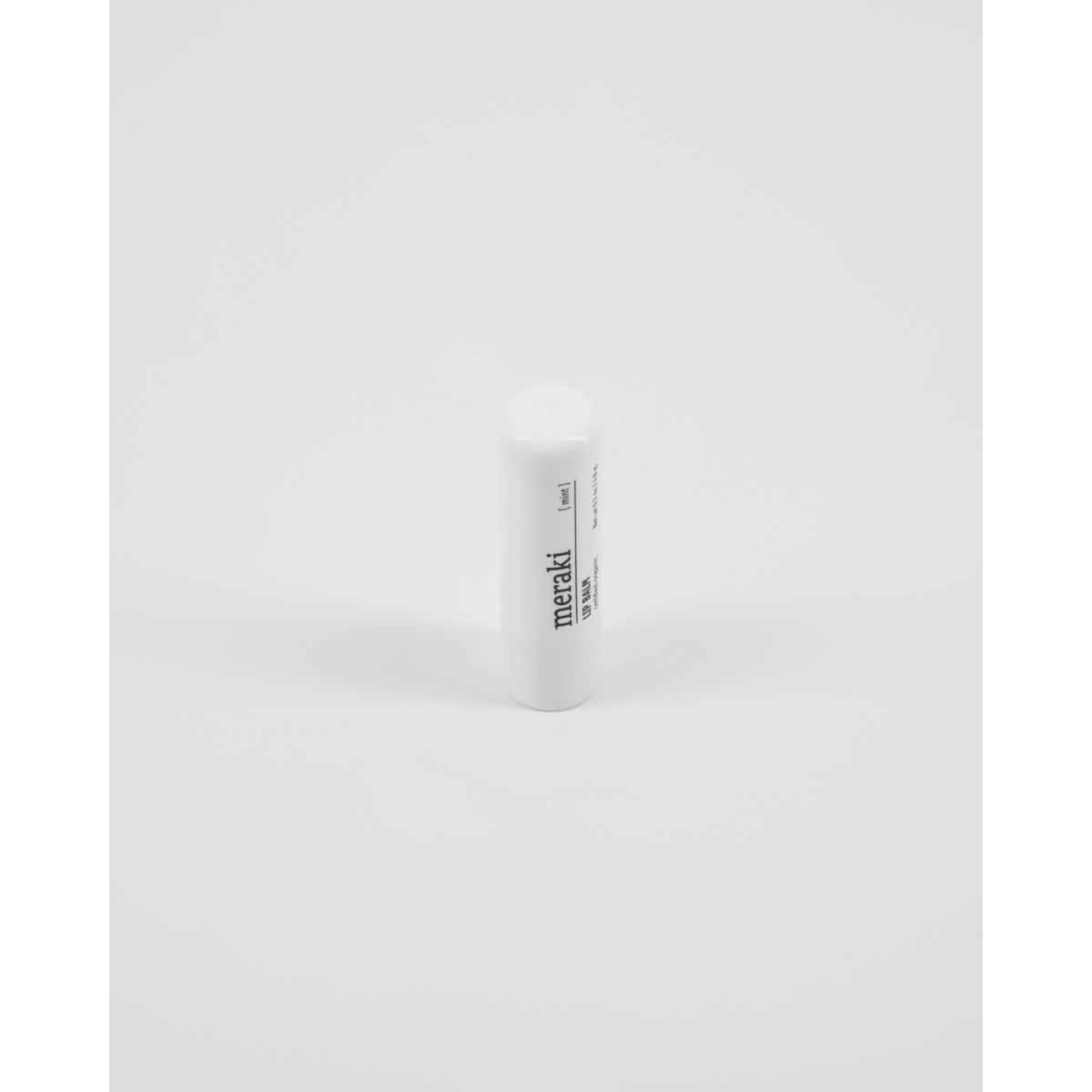 Lip balm, mint, white
