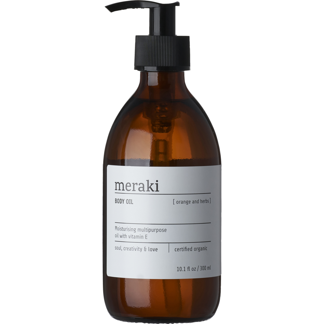 Body Oil, Orange &amp; Herbs, Brown