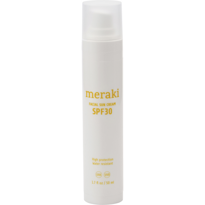 Face Sun Cream, Mildly Scented, White
